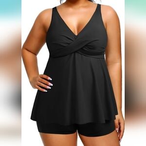 HOILPICK 2 Piece Tankini Swimsuit